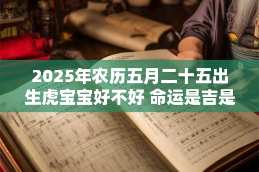 2025年农历五月二十五出生虎宝宝好不好 命运是吉是凶
