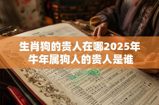 生肖狗的贵人在哪2025年 牛年属狗人的贵人是谁