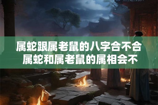 属蛇跟属老鼠的八字合不合 属蛇和属老鼠的属相会不会不合