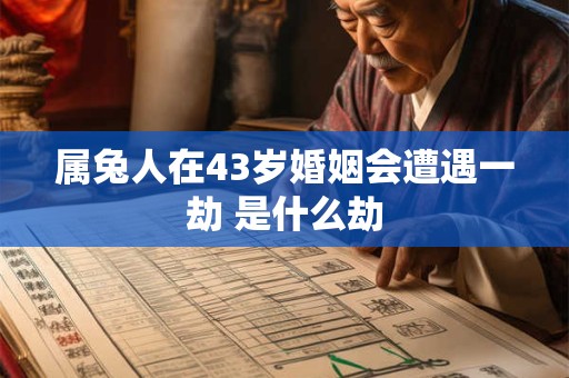 属兔人在43岁婚姻会遭遇一劫 是什么劫