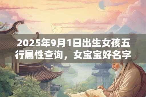 2025年9月1日出生女孩五行属性查询，女宝宝好名字合集