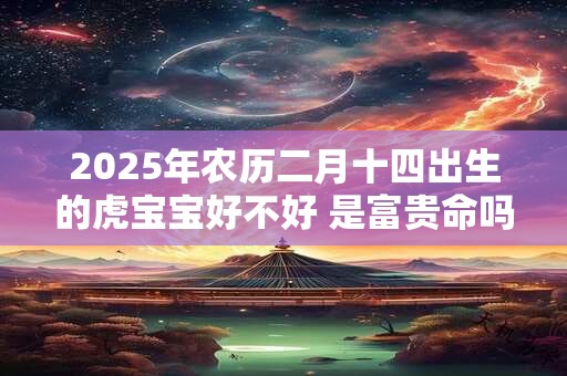 2025年农历二月十四出生的虎宝宝好不好 是富贵命吗