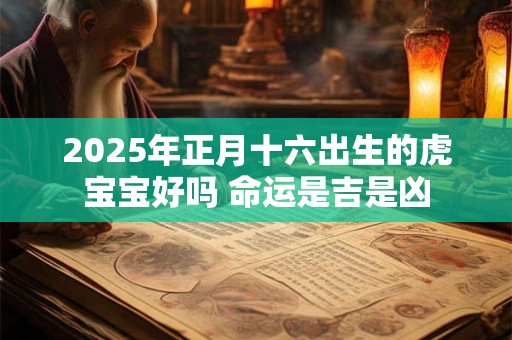 2026年正月十六出生的虎宝宝好吗 命运是吉是凶 2026年正月十六出生的虎宝宝好吗 命运是吉是凶