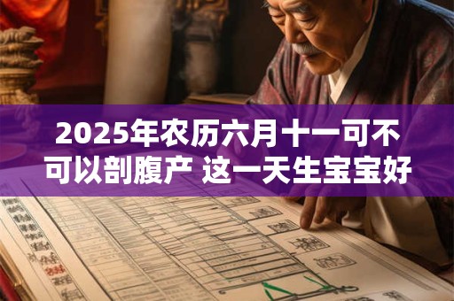 2025年农历六月十一可不可以剖腹产 这一天生宝宝好吗