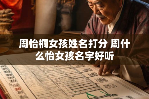 周怡桐女孩姓名打分 周什么怡女孩名字好听