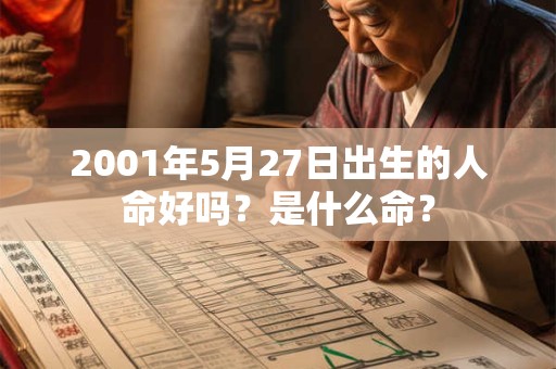 2001年5月27日出生的人命好吗？是什么命？