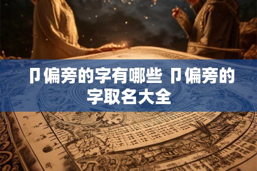 卩偏旁的字有哪些 卩偏旁的字取名大全