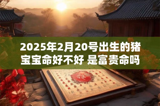 2025年2月20号出生的猪宝宝命好不好 是富贵命吗