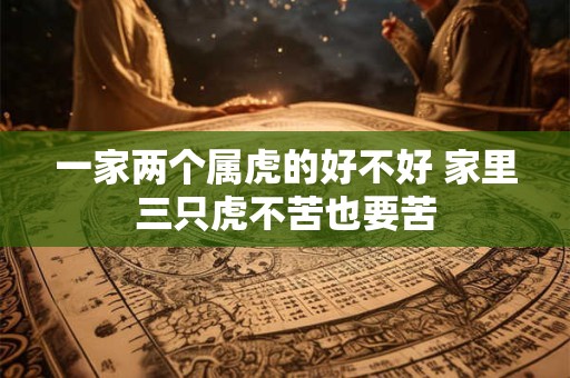 一家两个属虎的好不好 家里三只虎不苦也要苦