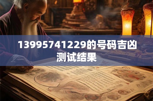 13995741229的号码吉凶测试结果