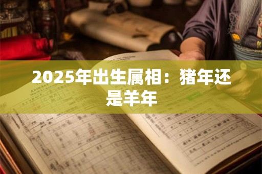 2025年出生属相：猪年还是羊年