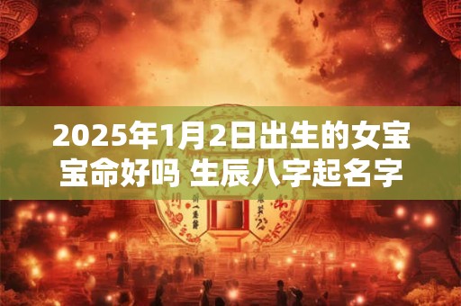 2025年1月2日出生的女宝宝命好吗 生辰八字起名字