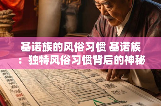 基诺族的风俗习惯 基诺族：独特风俗习惯背后的神秘文化魅力