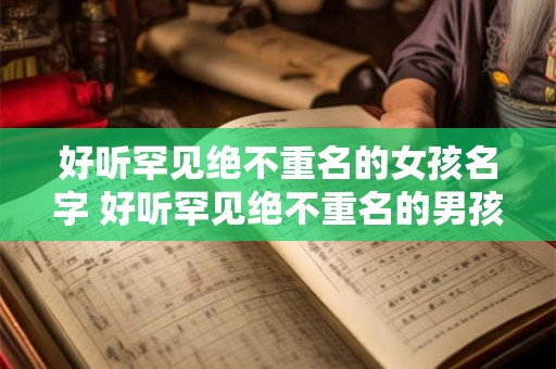 好听罕见绝不重名的女孩名字 好听罕见绝不重名的男孩名字