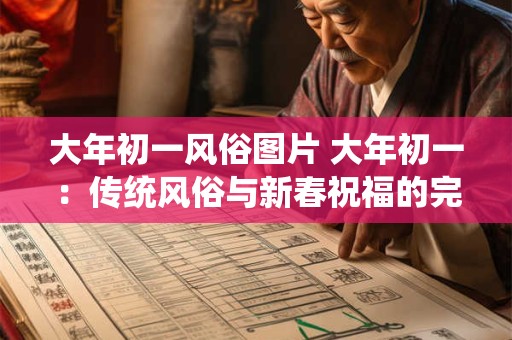 大年初一风俗图片 大年初一:传统风俗与新春祝福的完美结合 大年初一风俗图片 大年初一:传统风俗与新春祝福的完美结合
