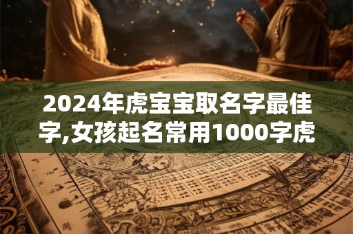 2024年虎宝宝取名字最佳字,女孩起名常用1000字虎年