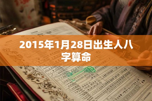 2015年1月28日出生人八字算命
