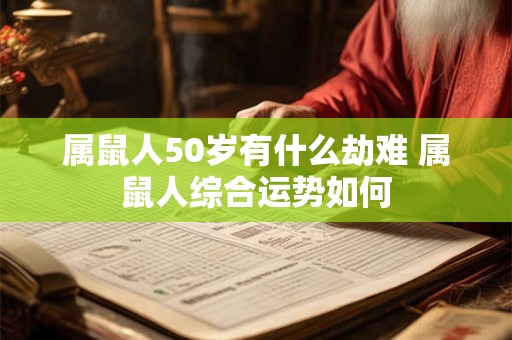 属鼠人50岁有什么劫难 属鼠人综合运势如何