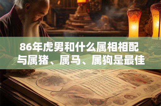 86年虎男和什么属相相配 与属猪、属马、属狗是最佳组合
