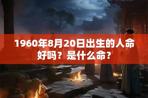 1960年8月20日出生的人命好吗？是什么命？