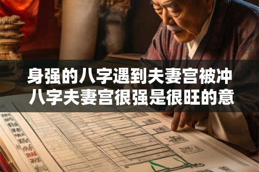 身强的八字遇到夫妻宫被冲 八字夫妻宫很强是很旺的意思吗