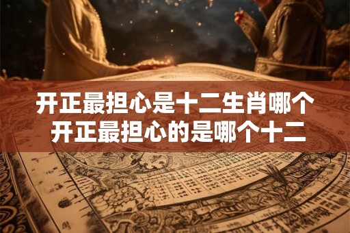 开正最担心是十二生肖哪个 开正最担心的是哪个十二生肖