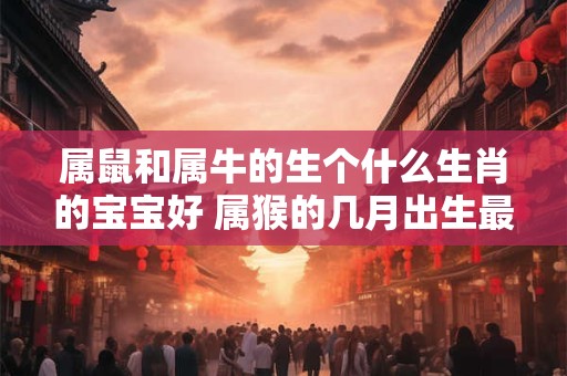 属鼠和属牛的生个什么生肖的宝宝好 属猴的几月出生最好命