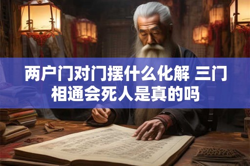 两户门对门摆什么化解 三门相通会死人是真的吗