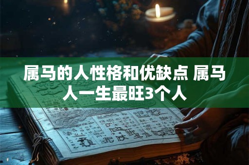 属马的人性格和优缺点 属马人一生最旺3个人 属马的人性格和优缺点 属马人一生最旺3个人