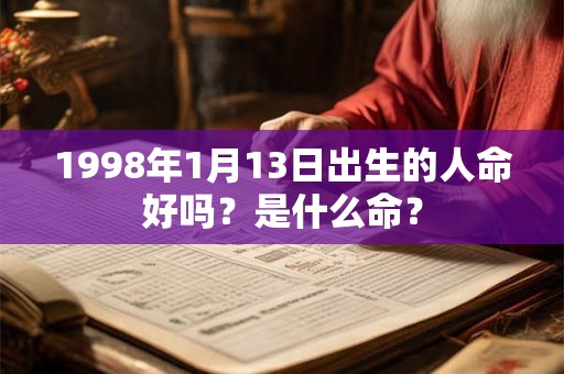 1998年1月13日出生的人命好吗?是什么命? 1998年1月13日出生的人命好吗?是什么命?