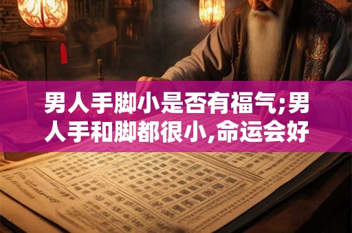男人手脚小是否有福气;男人手和脚都很小,命运会好吗