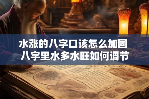 水涨的八字口该怎么加固 八字里水多水旺如何调节