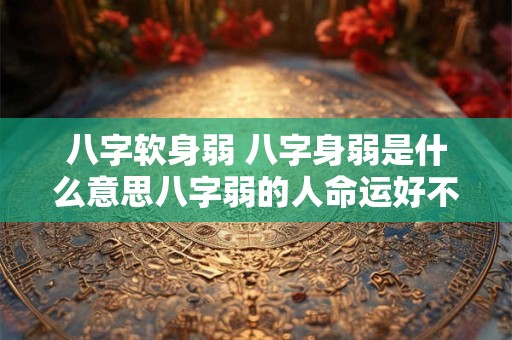 八字软身弱 八字身弱是什么意思八字弱的人命运好不好