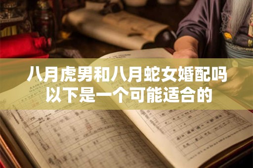 八月虎男和八月蛇女婚配吗 以下是一个可能适合的