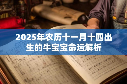 2026年农历十一月十四出生的牛宝宝命运解析 2026年农历十一月十四出生的牛宝宝命运解析