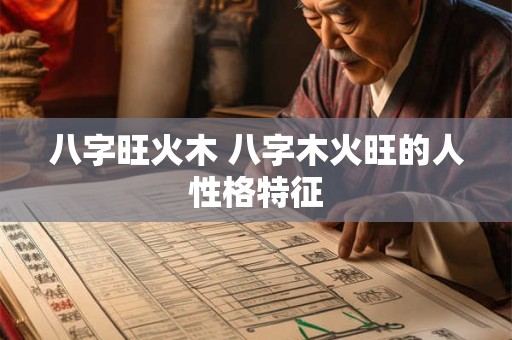 八字旺火木 八字木火旺的人性格特征