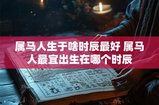 属马人生于啥时辰最好 属马人最宜出生在哪个时辰