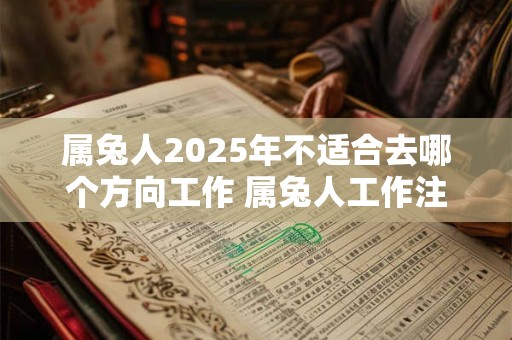 属兔人2025年不适合去哪个方向工作 属兔人工作注意事项