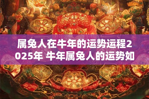 属兔人在牛年的运势运程2025年 牛年属兔人的运势如何