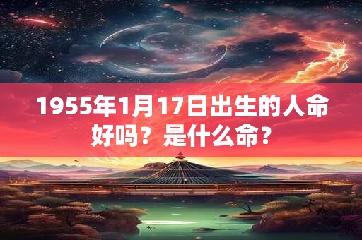 1955年1月17日出生的人命好吗？是什么命？