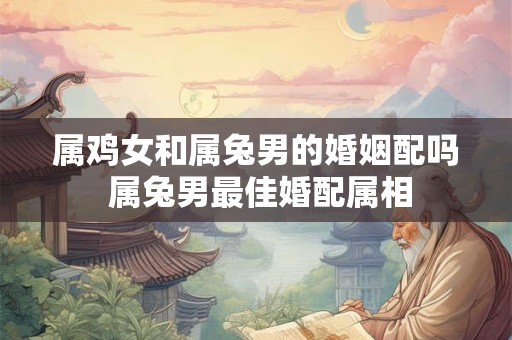 属鸡女和属兔男的婚姻配吗 属兔男最佳婚配属相