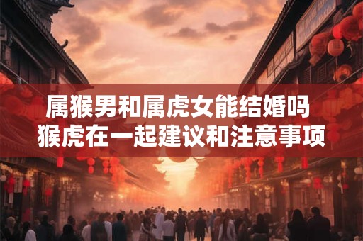 属猴男和属虎女能结婚吗 猴虎在一起建议和注意事项