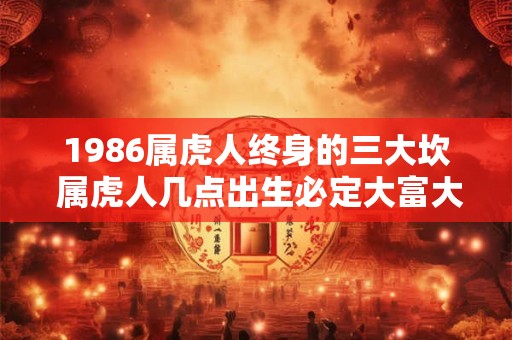 1986属虎人终身的三大坎 属虎人几点出生必定大富大贵