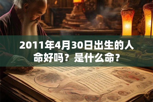2011年4月30日出生的人命好吗？是什么命？