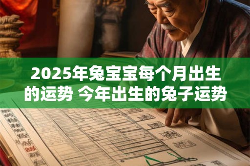2026年兔宝宝每个月出生的运势 今年出生的兔子运势怎么样