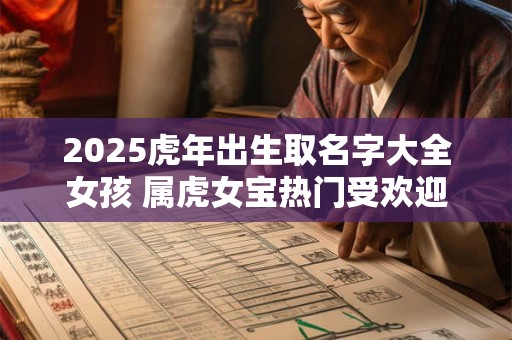 2025虎年出生取名字大全女孩 属虎女宝热门受欢迎名字