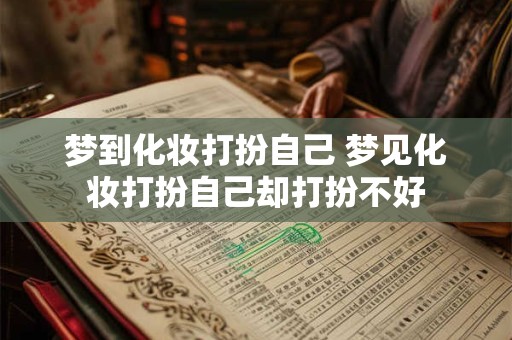 梦到化妆打扮自己 梦见化妆打扮自己却打扮不好