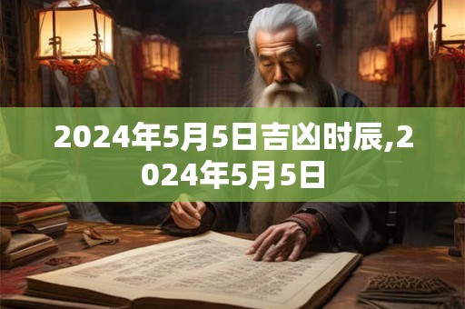 2024年5月5日吉凶时辰,2024年5月5日