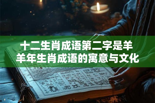 十二生肖成语第二字是羊 羊年生肖成语的寓意与文化内涵