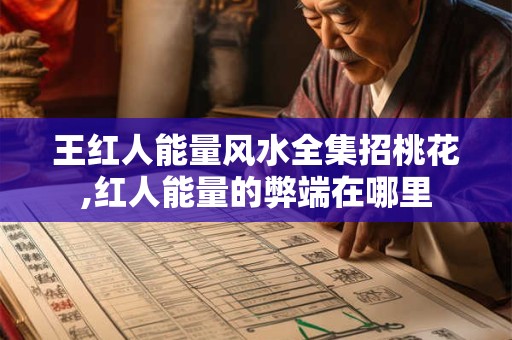 王红人能量风水全集招桃花,红人能量的弊端在哪里
